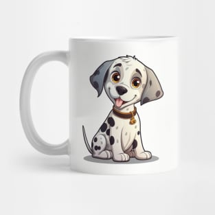 Cartoon Cute Kawaii Dalmatian Dog Mug